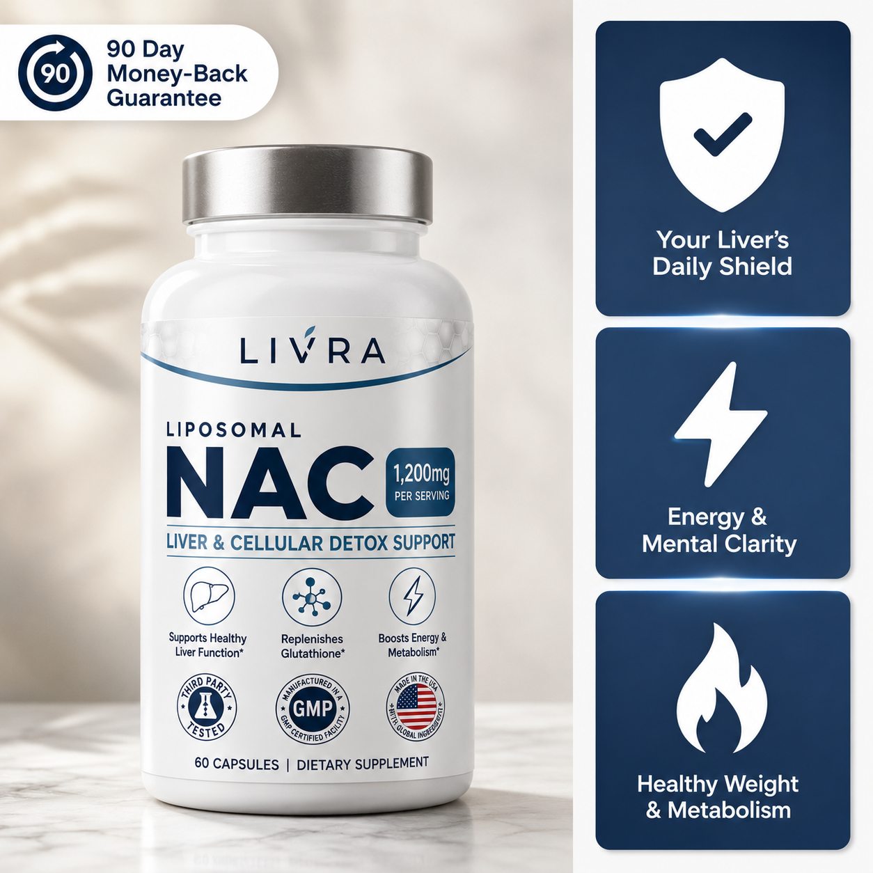Liposomal NAC - Liver & Cellular Detox Support