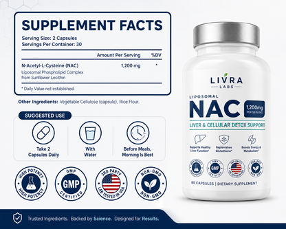 Liposomal NAC - Liver & Cellular Detox Support